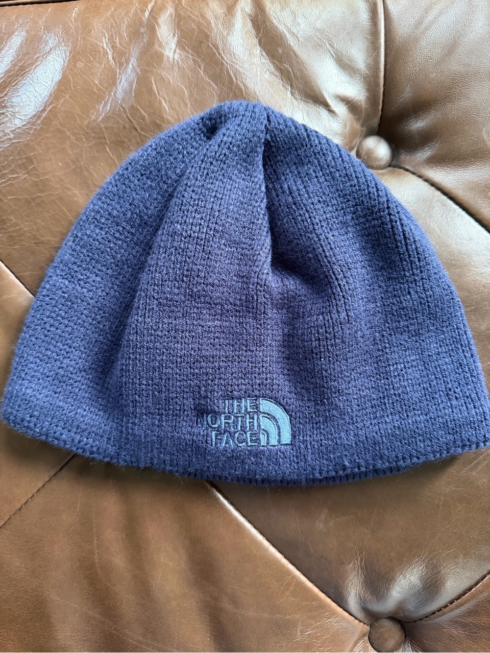 The North Face Dark Navy Youth Knit Beanie